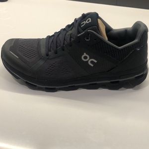 Black ON cloudace running shoes